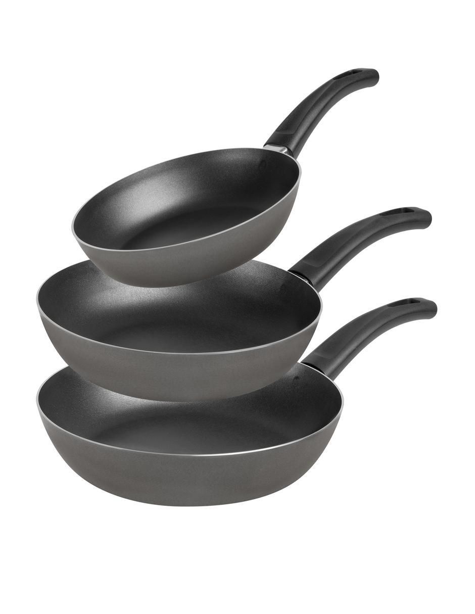 Set de sartenes de aluminio 3 piezas 3
