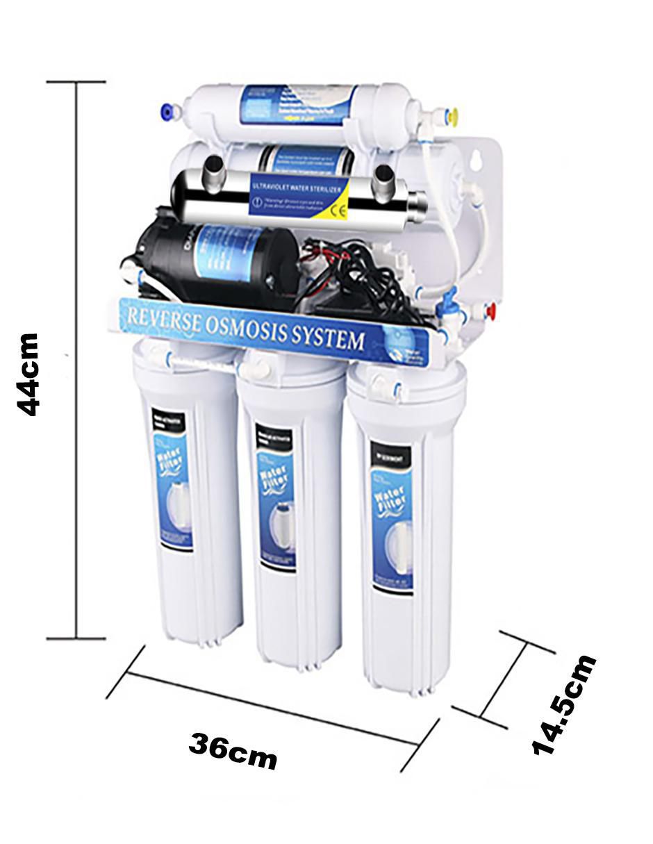Filtro purificador de agua 6 etapas UV 5