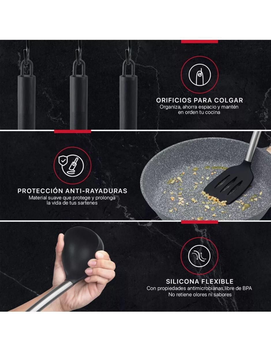 Set utensilios de silicón 4
