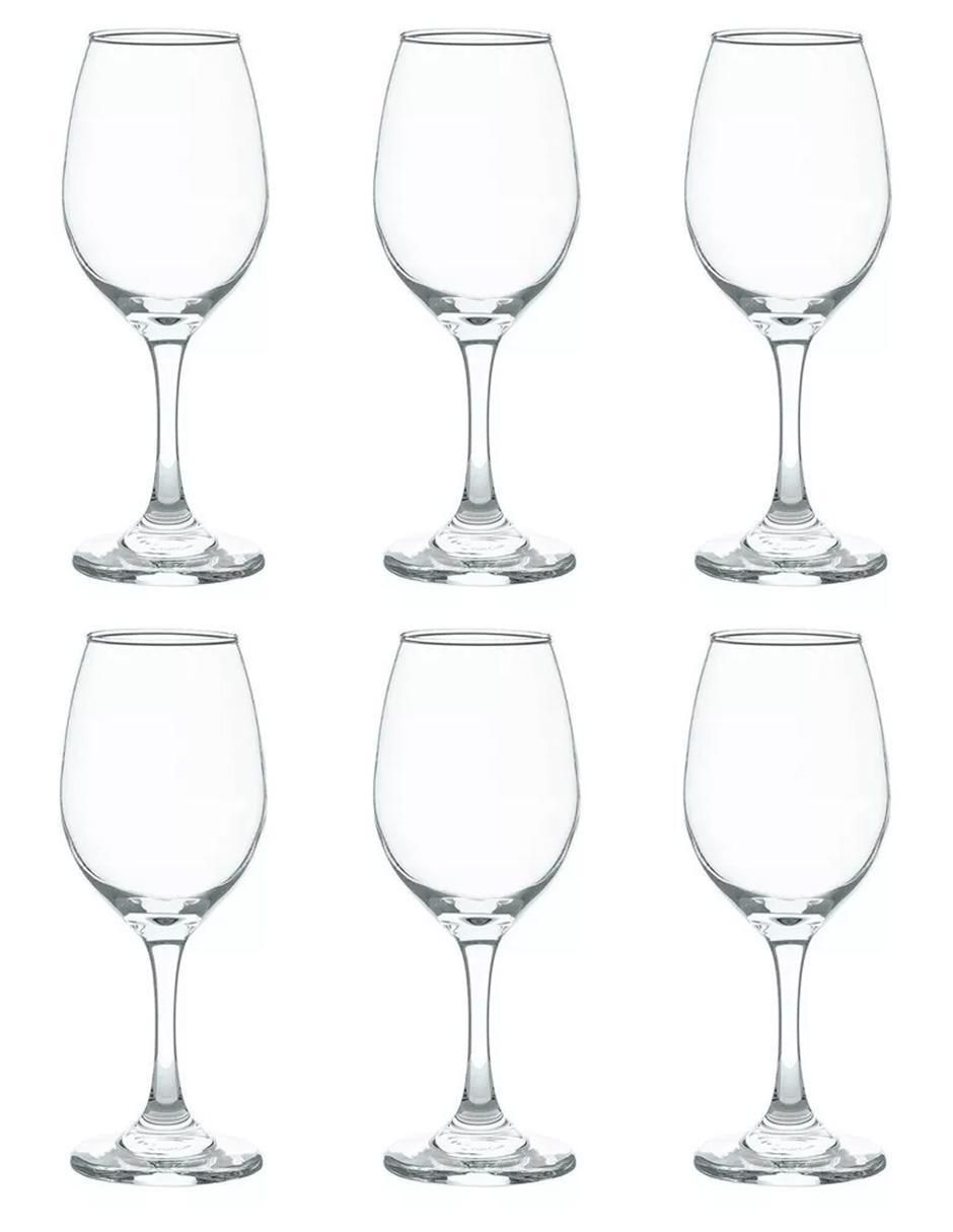 Set de copas para vino de vidrio Set de copas para vino de vidrio