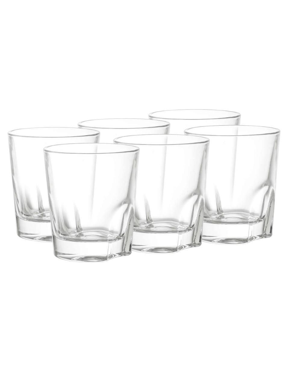 Set vaso Doble Pack Nelio de vidrio con 6 piezas Set vaso Doble Pack Nelio de vidrio con 6 piezas
