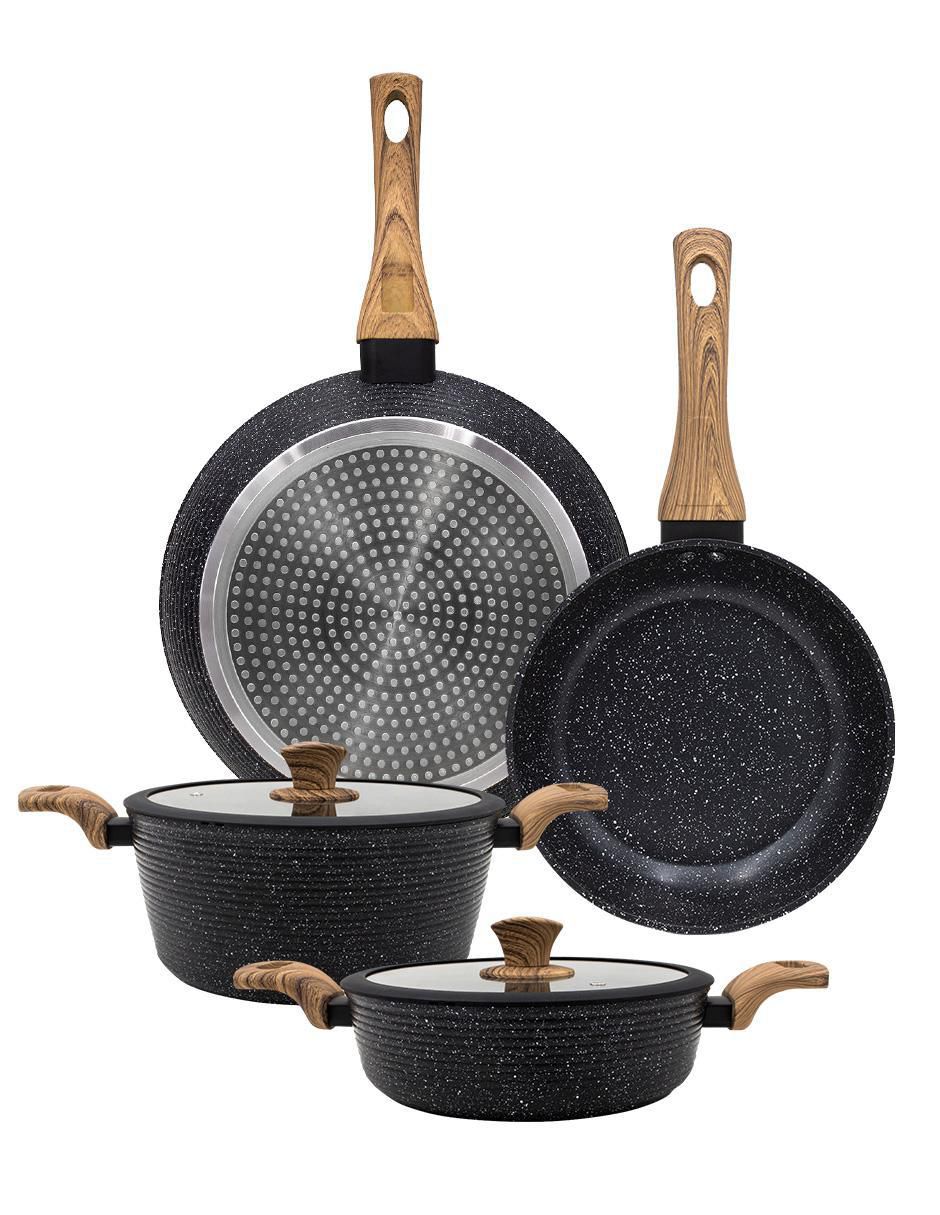 Set de sartenes Love Cook de mármol 6 piezas