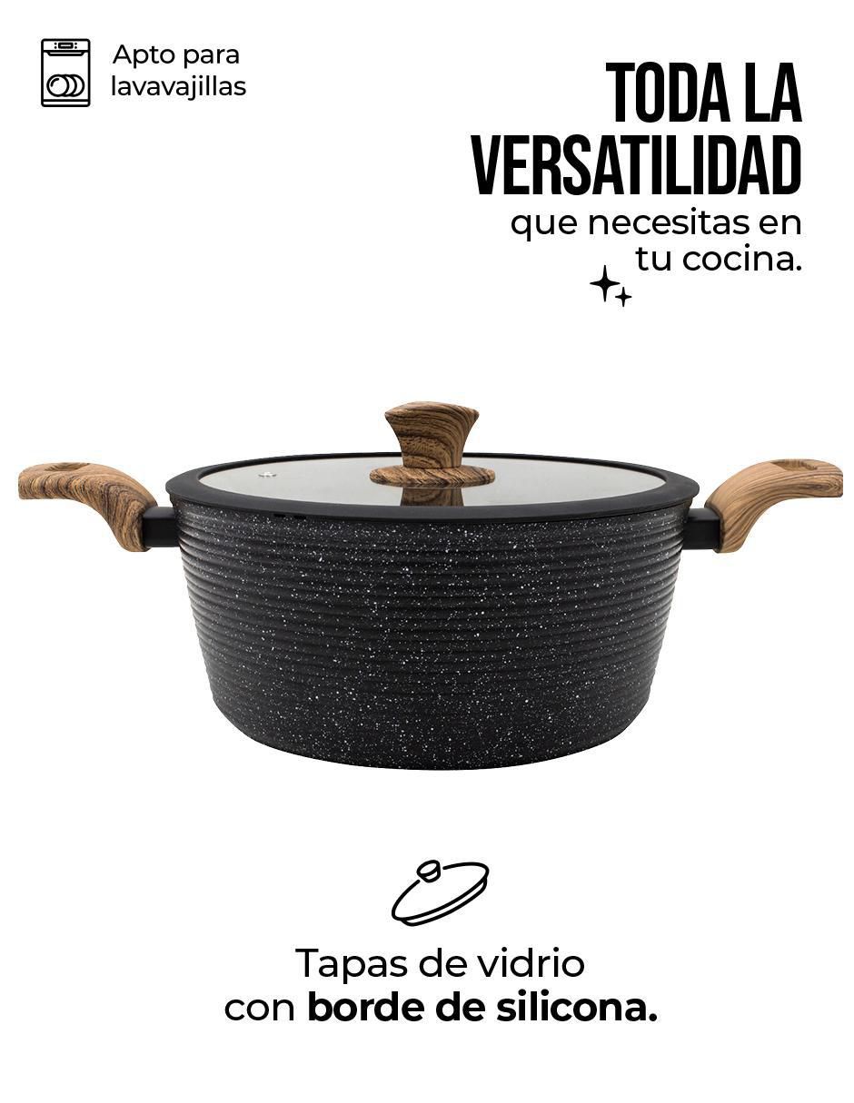 Set de sartenes queen sense love cook  "de" mármol