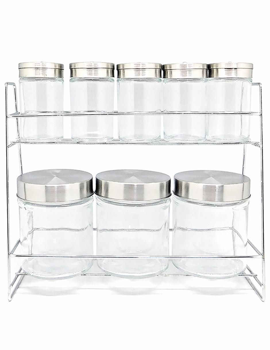 Set especiero estante Minimalista