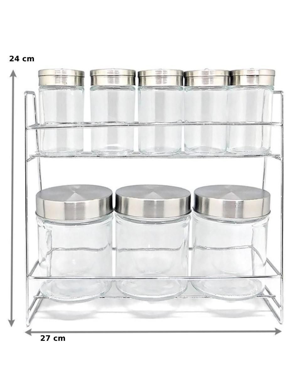 Set especiero estante Minimalista 8