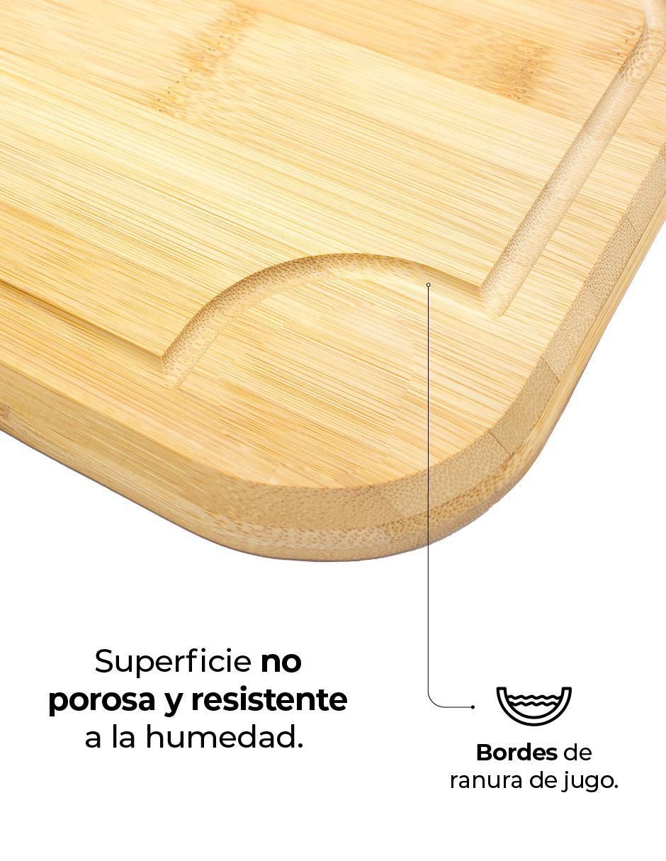 Set tabla para picar Royal Craft-Wood de bambú