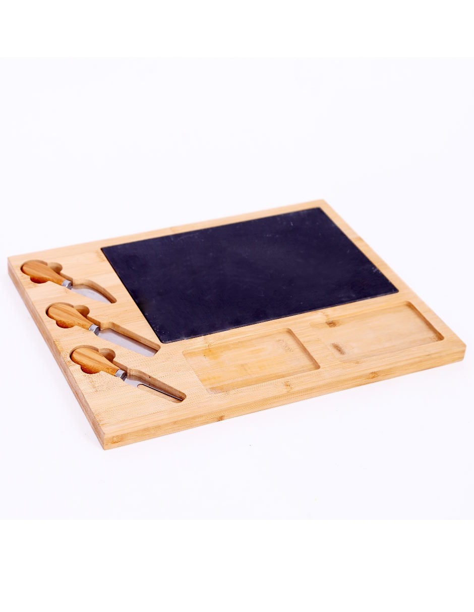 Tabla para queso Heras de bambú