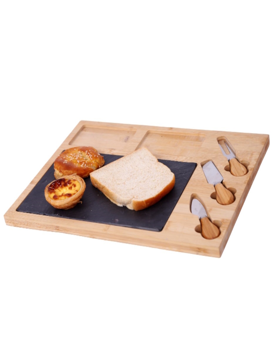 Tabla para queso Heras de bambú 2