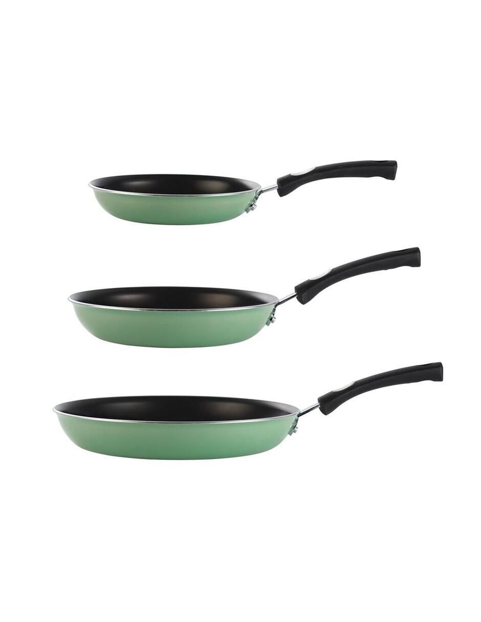 Set de sartenes Esmalte porcelanizado de aluminio 3 piezas 3