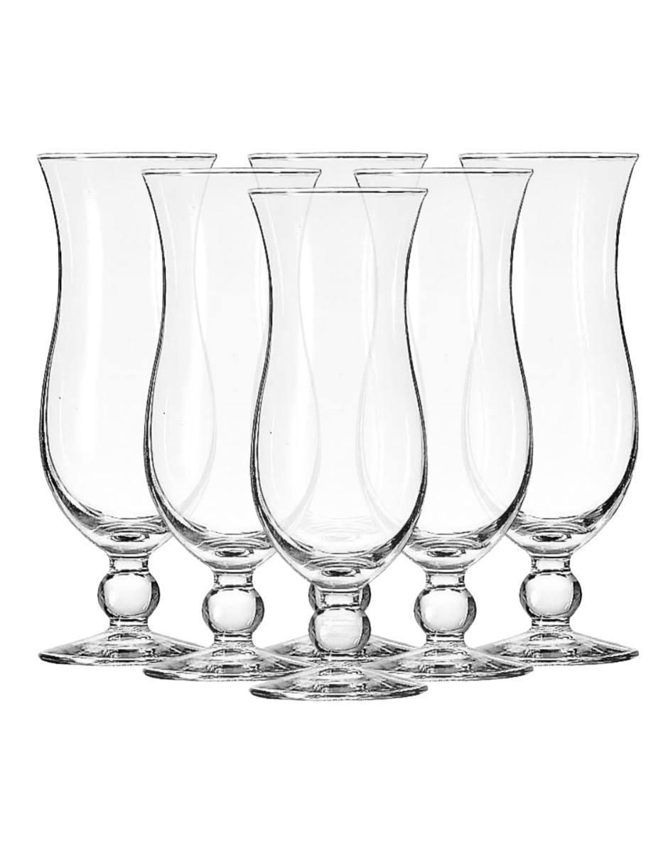 Set vaso Doble Pack Tornado de vidrio con 6 piezas