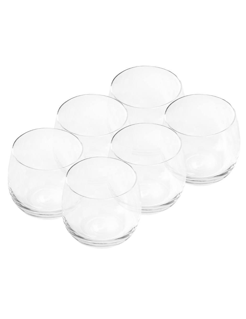Set vaso Doble Pack Napoli de vidrio con 6 piezas