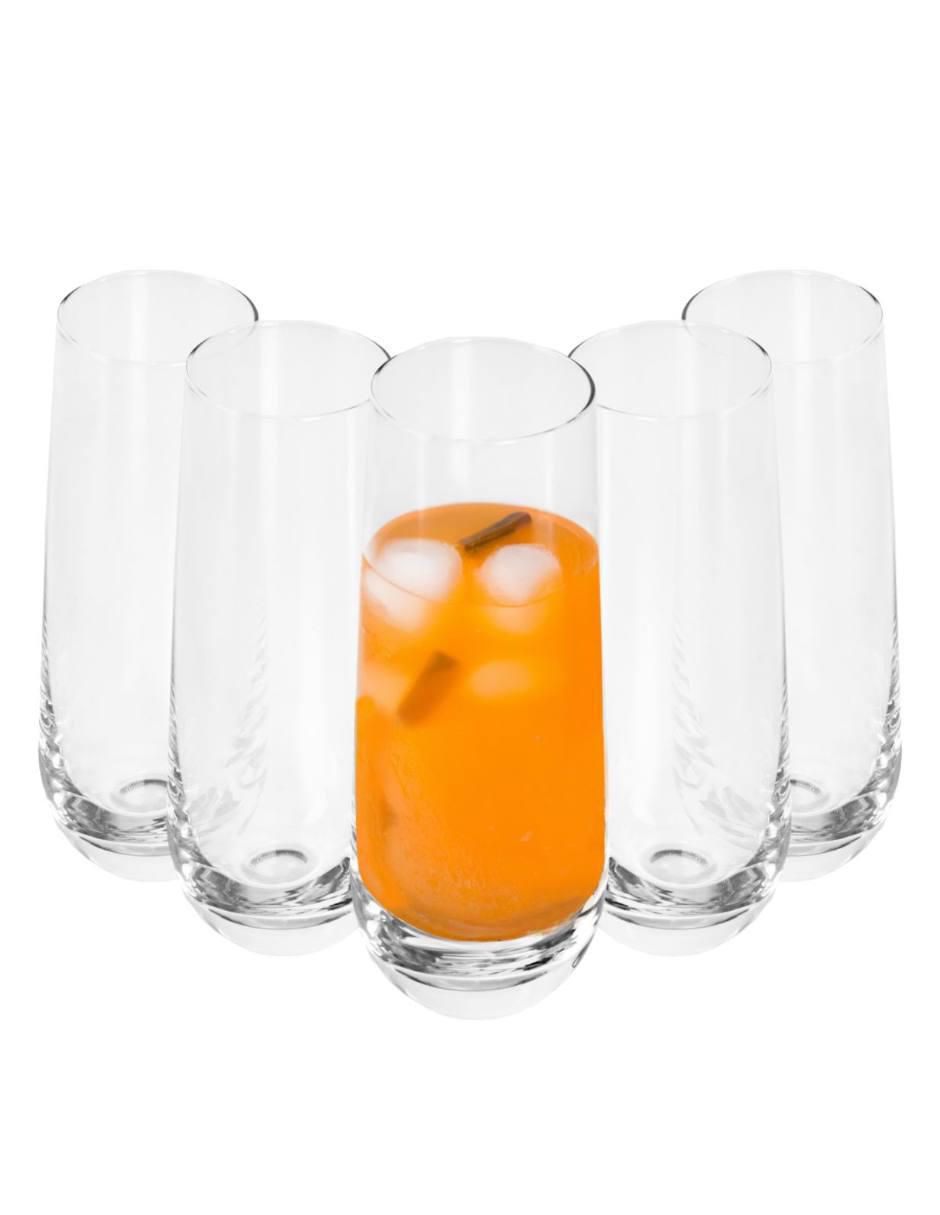 Set vaso Doble Pack Napoli de vidrio con 6 piezas