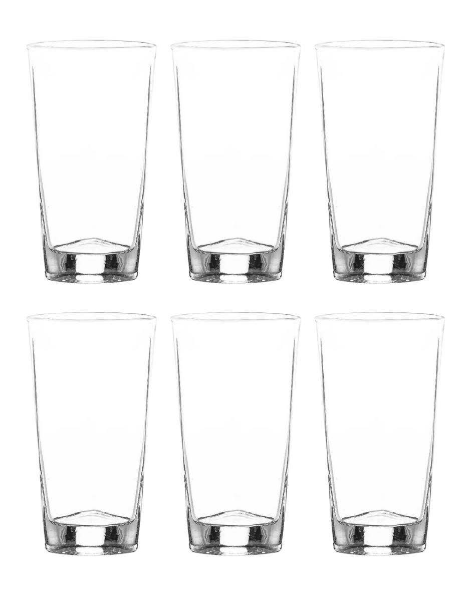 Set vaso Doble Pack Niza de vidrio con 6 piezas