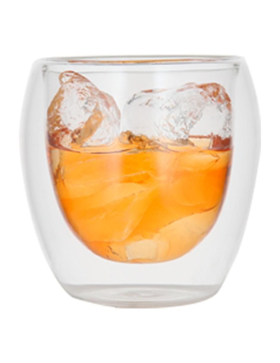 Vaso Doble Pack de vidrio 2