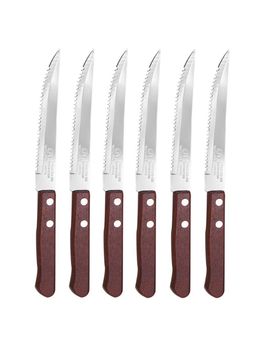 Set de cuchillos utilitario 6 piezas