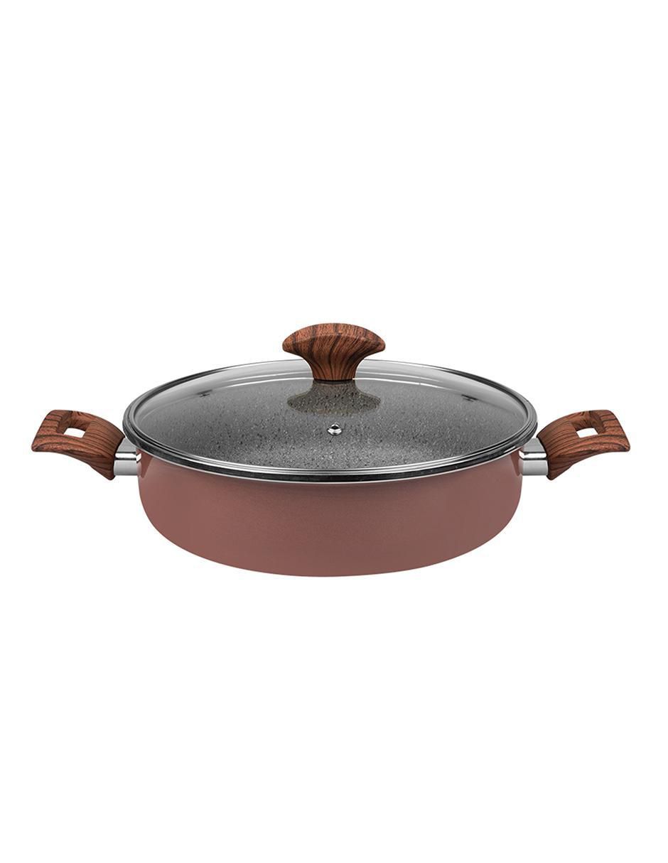 Batería de cocina Prime de acero vitrificado antiadherente convencional 10 piezas 4