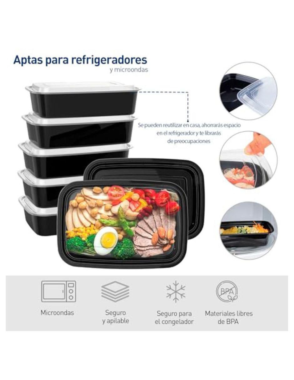 Set contenedores de plástico 20 piezas 6