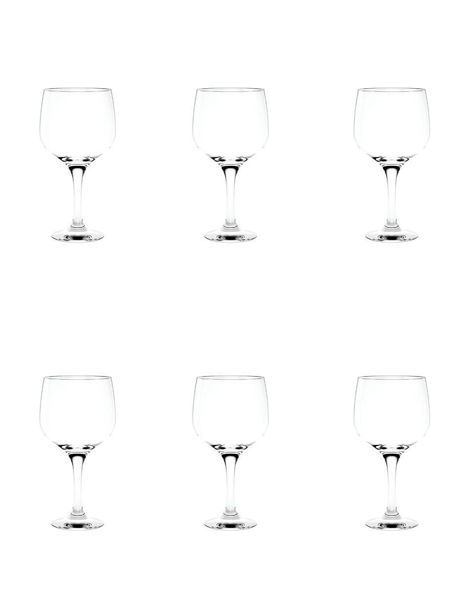 Set de copas para gin de vidrio Set de copas para gin de vidrio