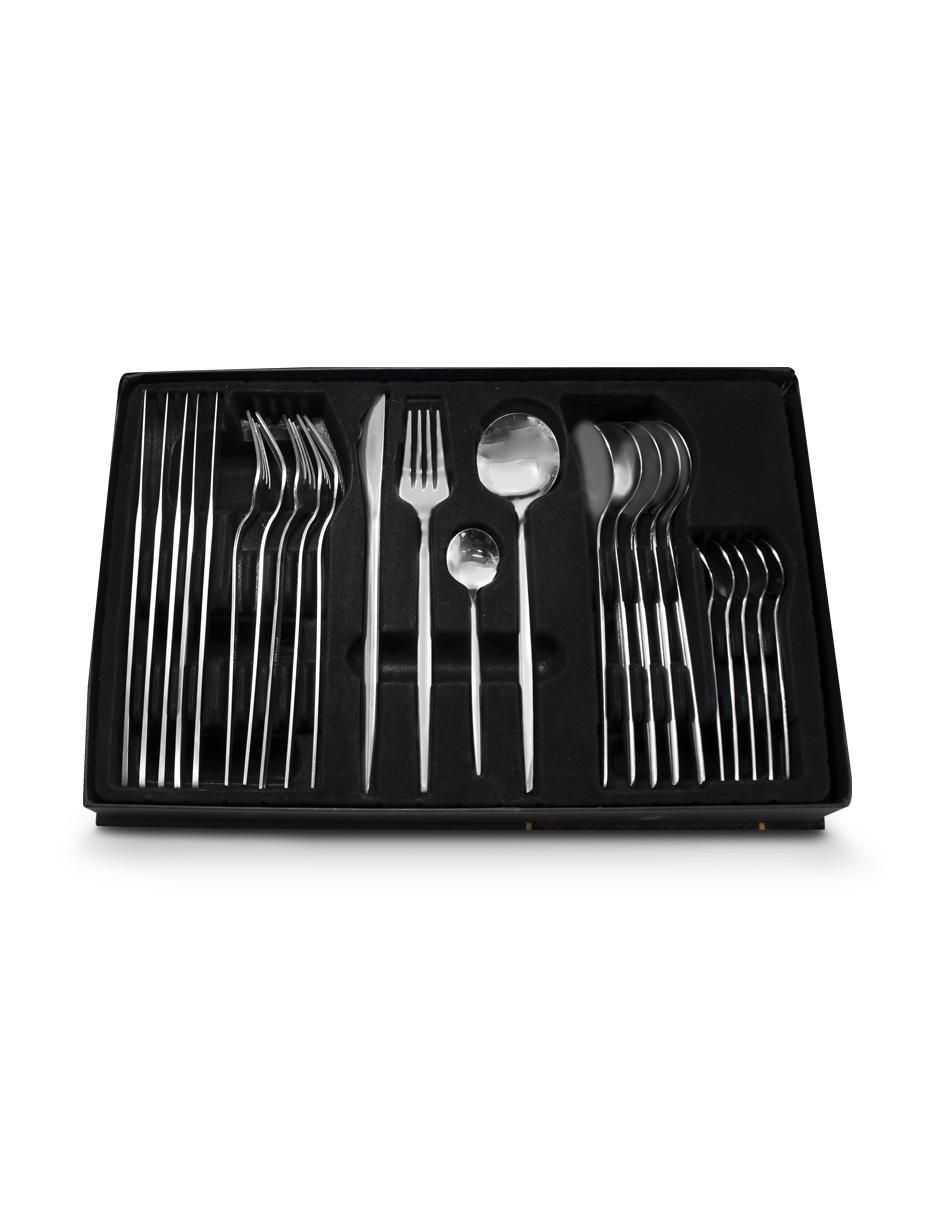 Set cubiertos de acero inoxidable 24 piezas 5