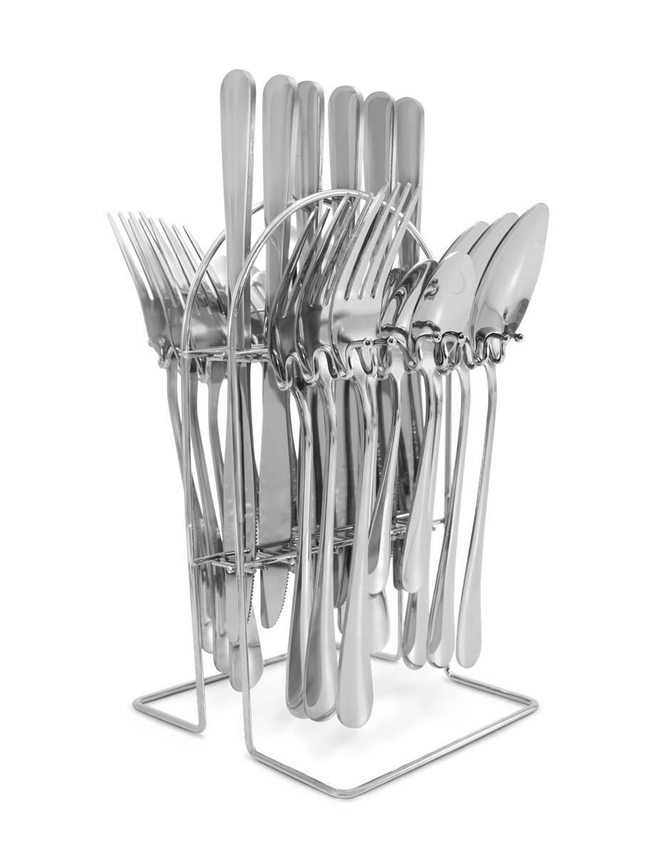 Set cubiertos de acero inoxidable 24 piezas