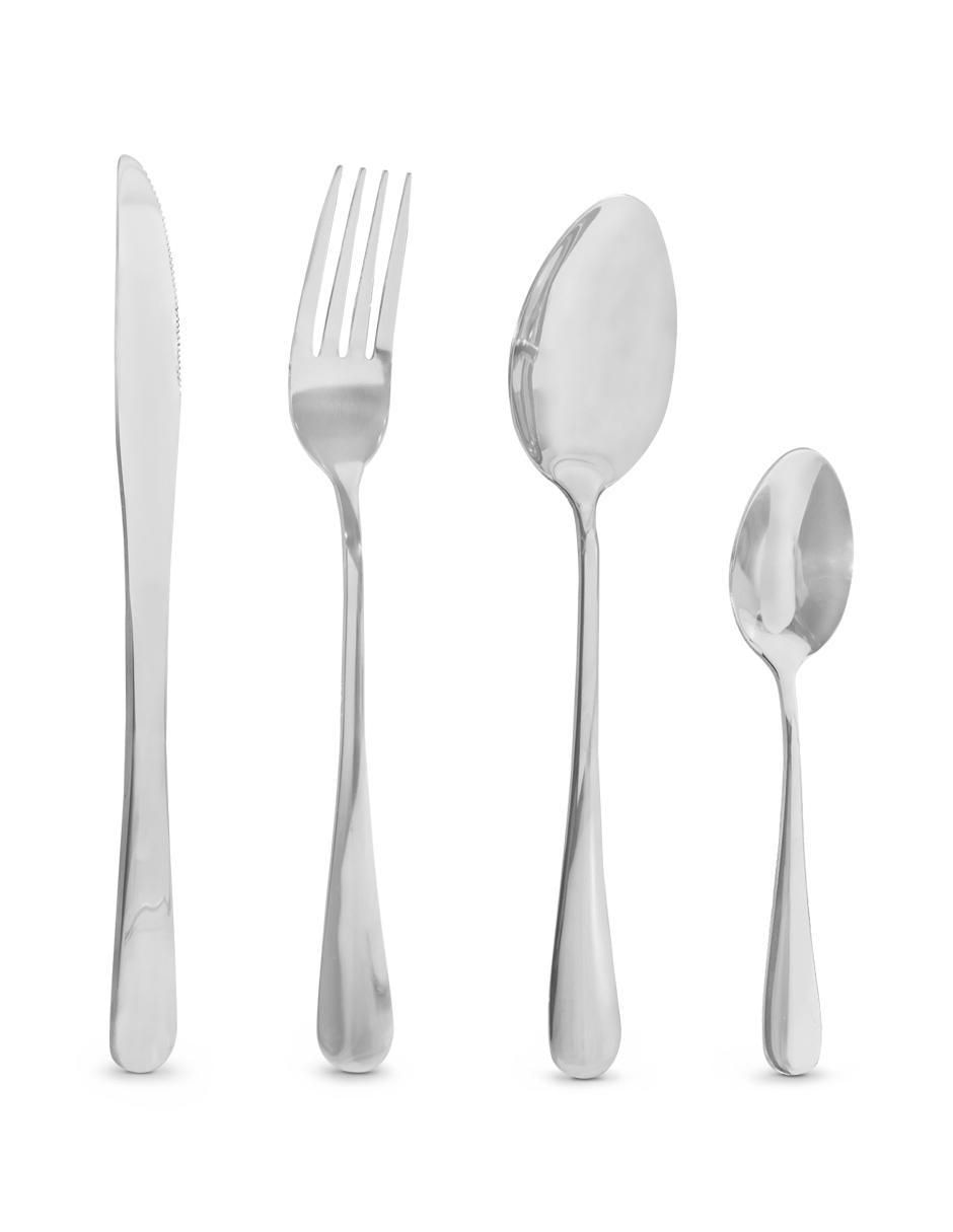 Set cubiertos de acero inoxidable 24 piezas 5
