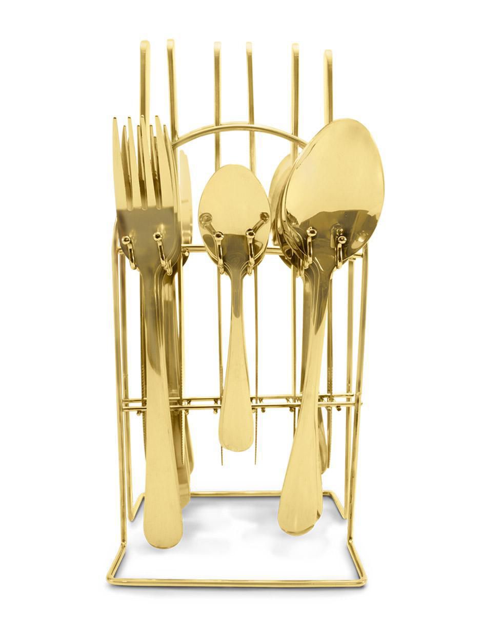 Set cubiertos de acero inoxidable 24 piezas 4