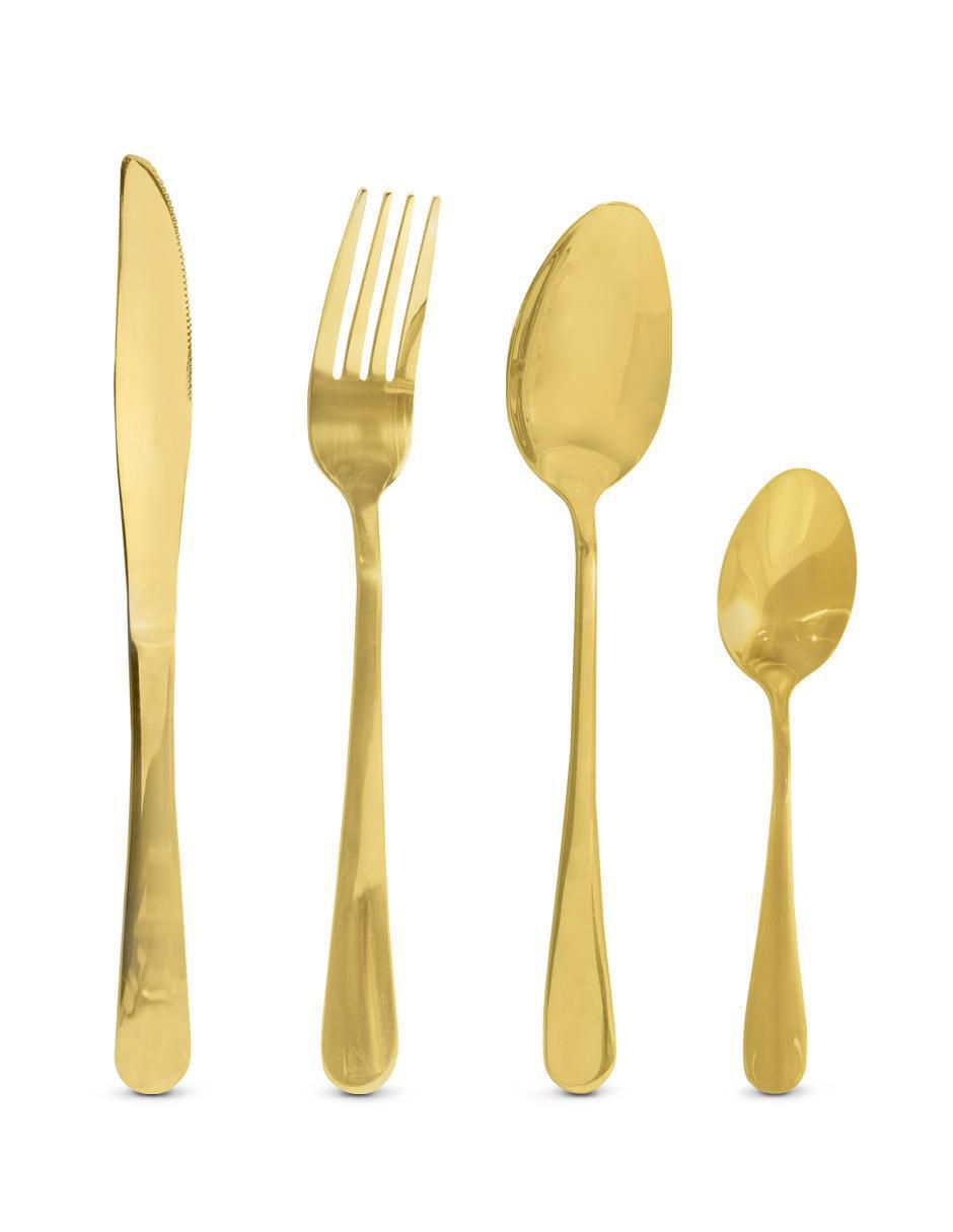 Set cubiertos de acero inoxidable 24 piezas 6