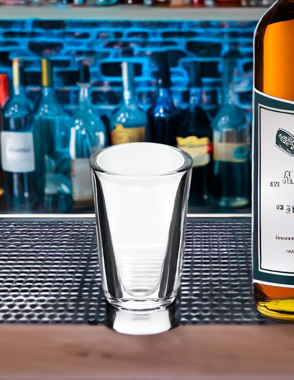 Set de tequileros de vidrio con 6 piezas 3