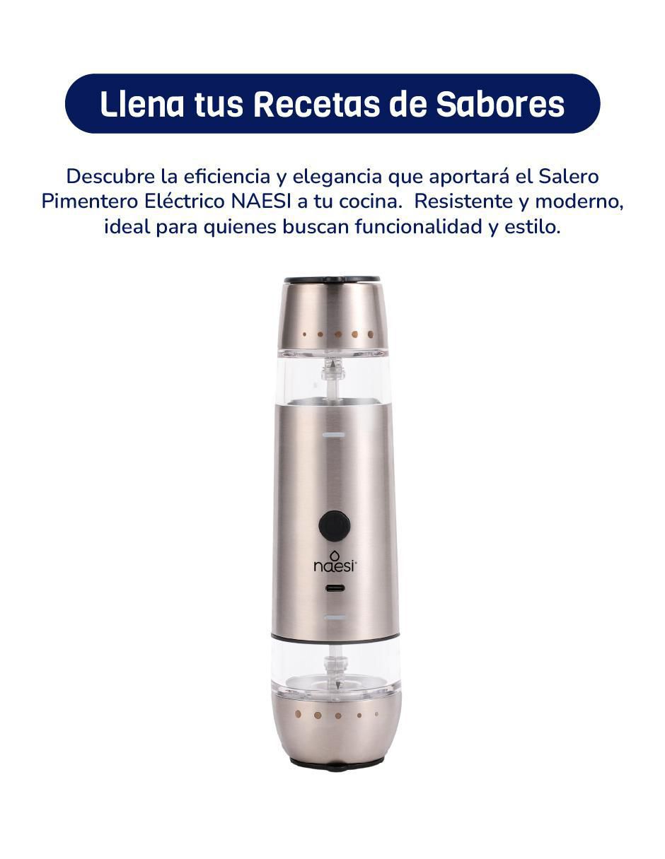 Set salero y pimentero de acero inoxidable 5