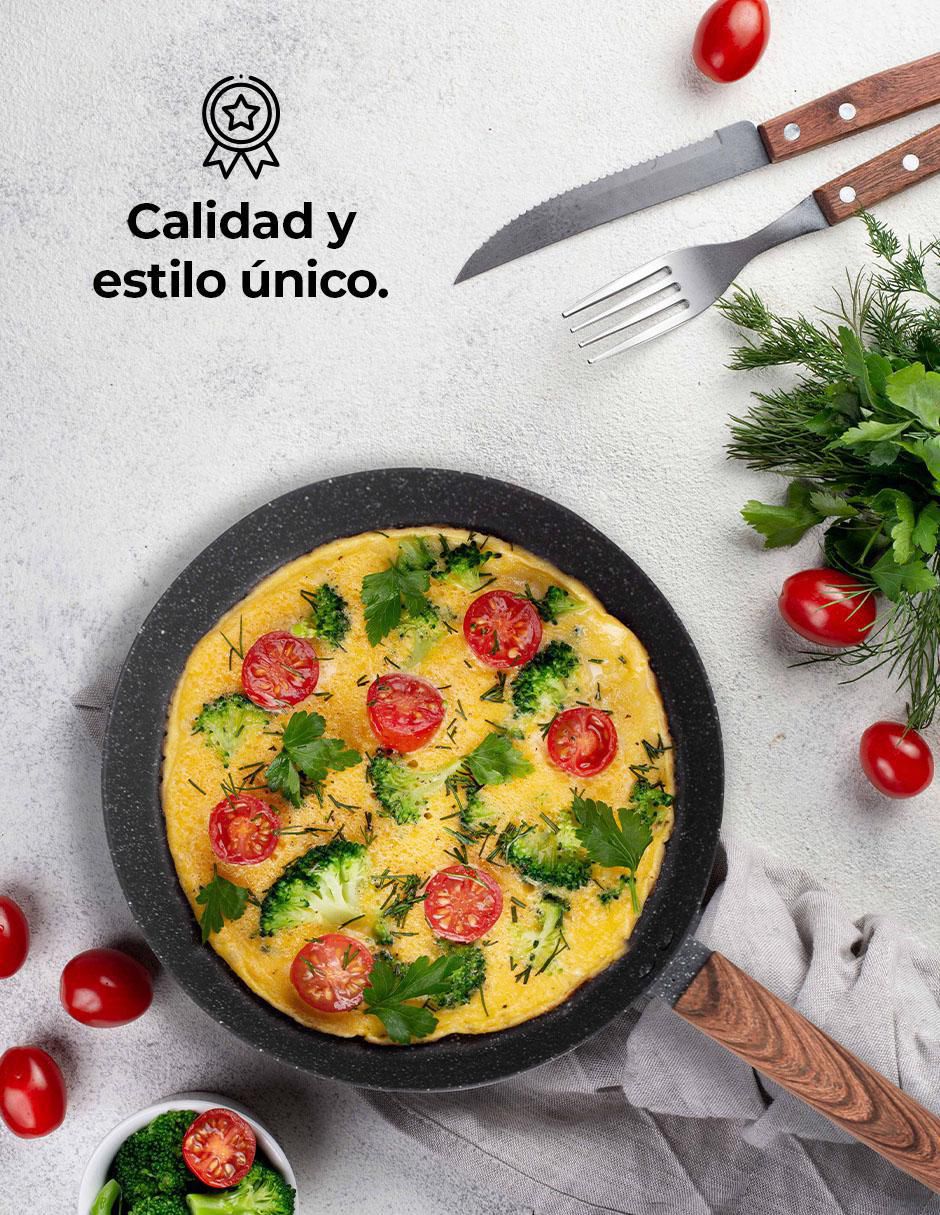 Set de sartenes Love Cook de mármol 3 piezas 4