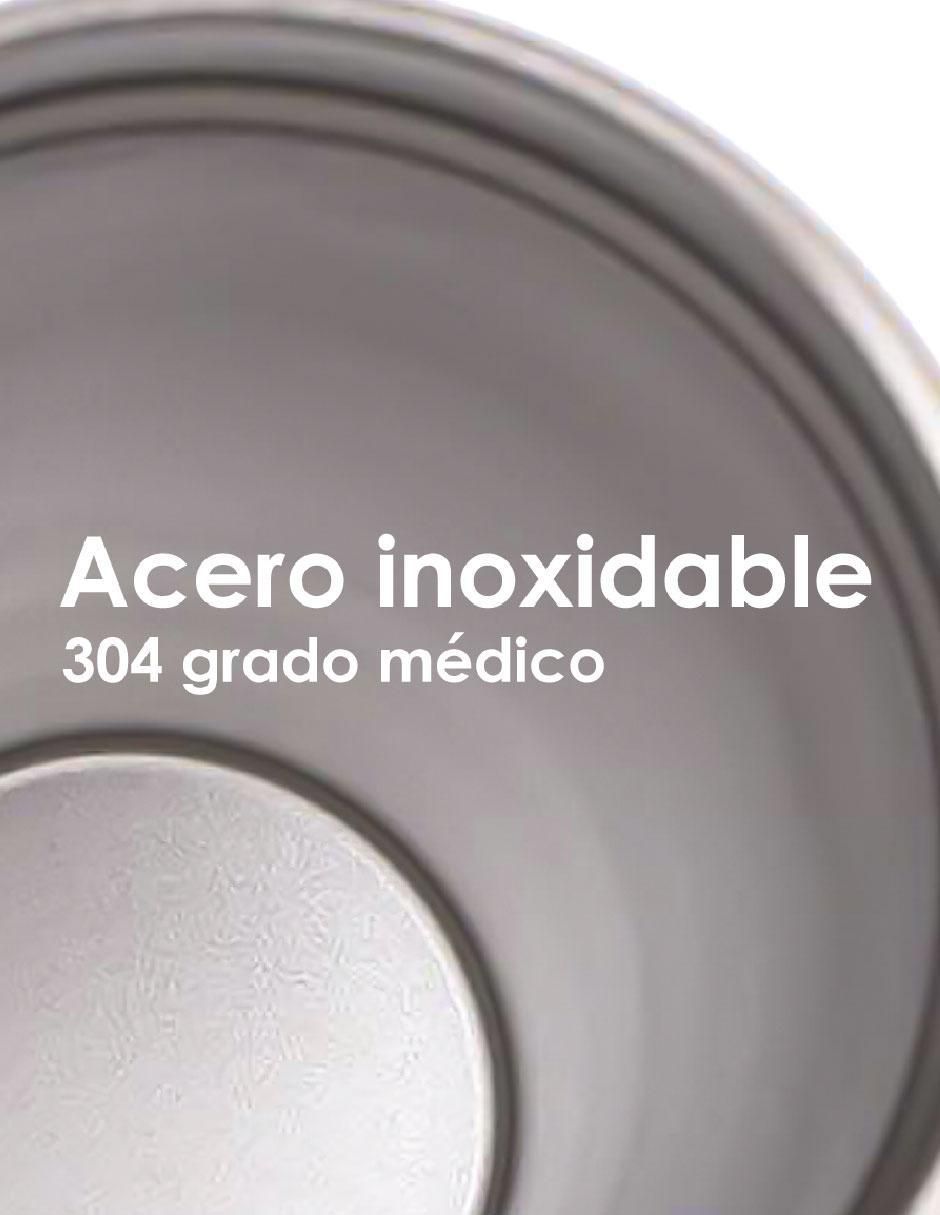 Termo doble pared de acero inoxidable con tapa push pull 2