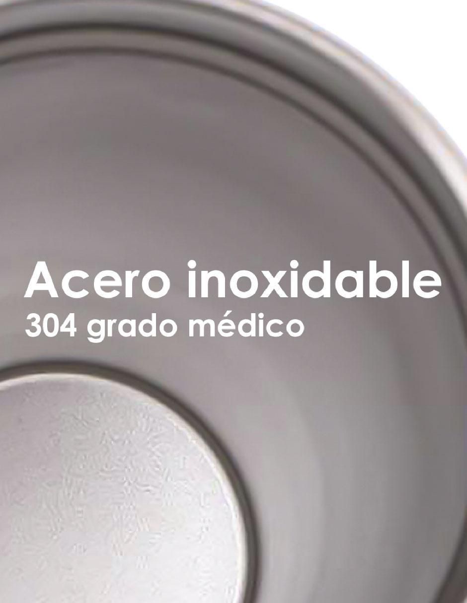 Termo doble pared de acero inoxidable con tapa push pull 2