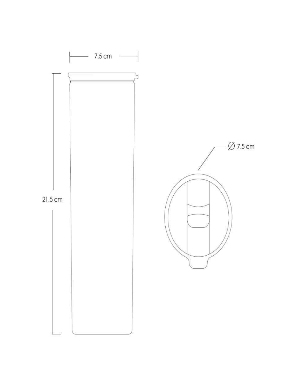 Termo doble pared de acero inoxidable con tapa a presión 7