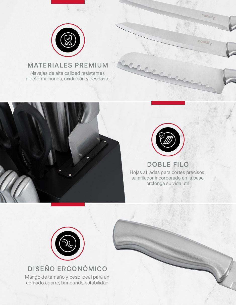 Set de cuchillos utilitario  15 piezas 2