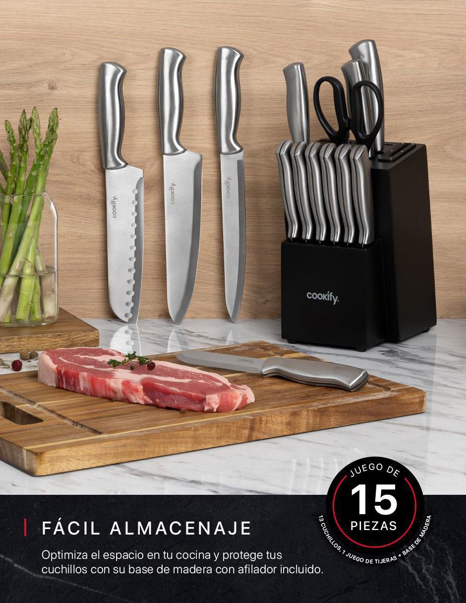 Set de cuchillos utilitario  15 piezas 3