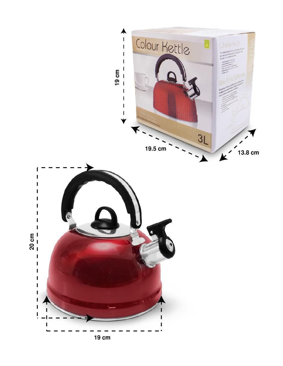 Tetera hervidora de acero inoxidable 8