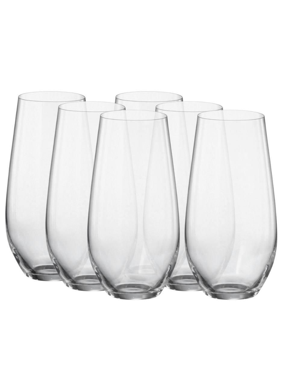 Set vasos Columba de vidrio con 6 piezas Set vasos Columba de vidrio con 6 piezas