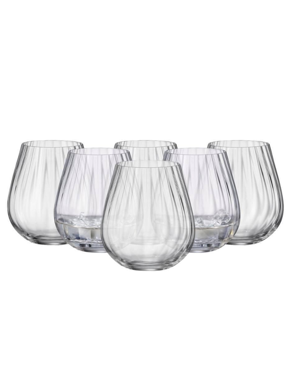 Set vasos Columba Optic de vidrio con 6 piezas Set vasos Columba Optic de vidrio con 6 piezas