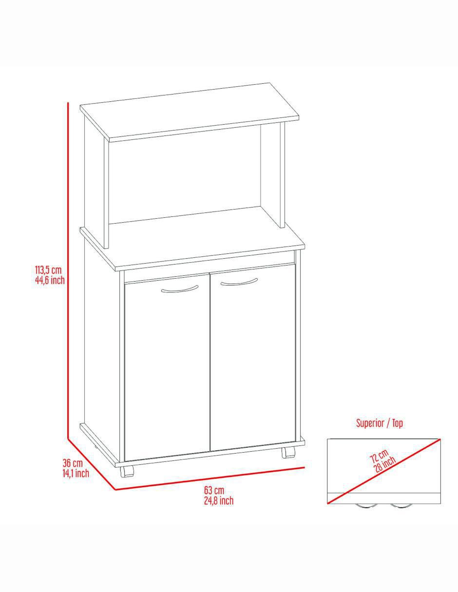 Alacena armable kitchen melamina 6