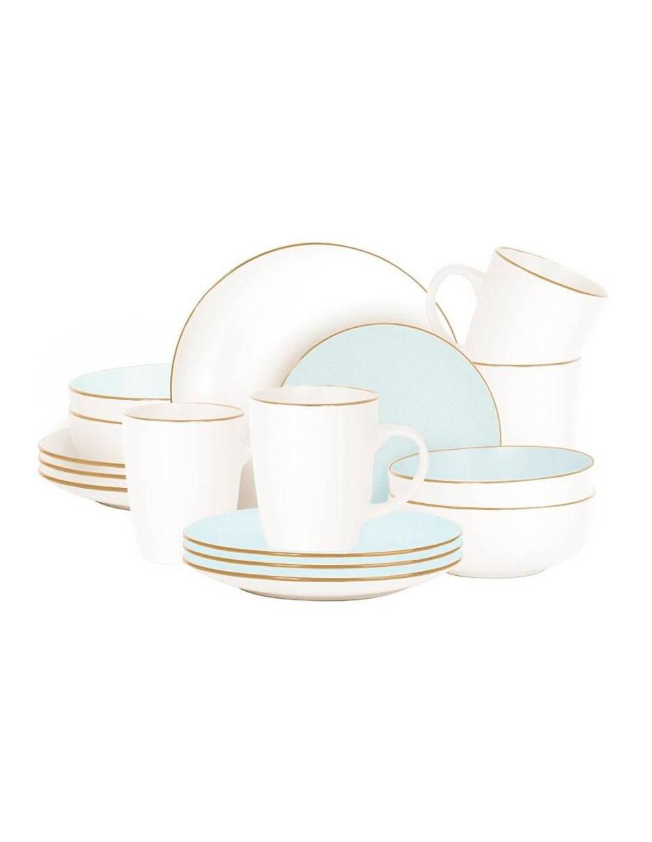 Vajilla cerrada de porcelana para 4 personas Vajilla cerrada de porcelana para 4 personas