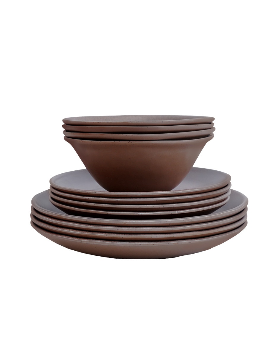 Vajilla harmony de stoneware para 4 personas 2