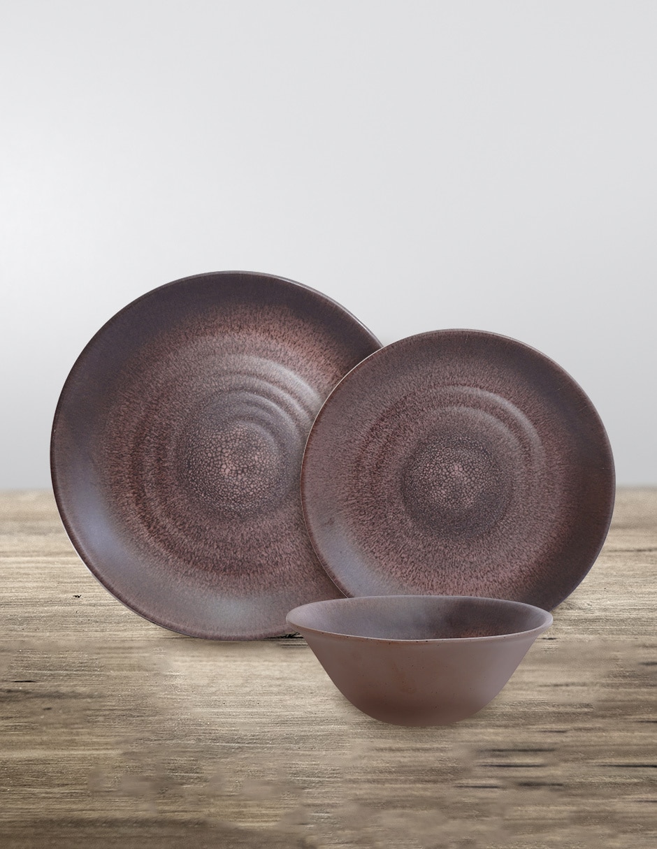 Vajilla harmony de stoneware para 4 personas 4