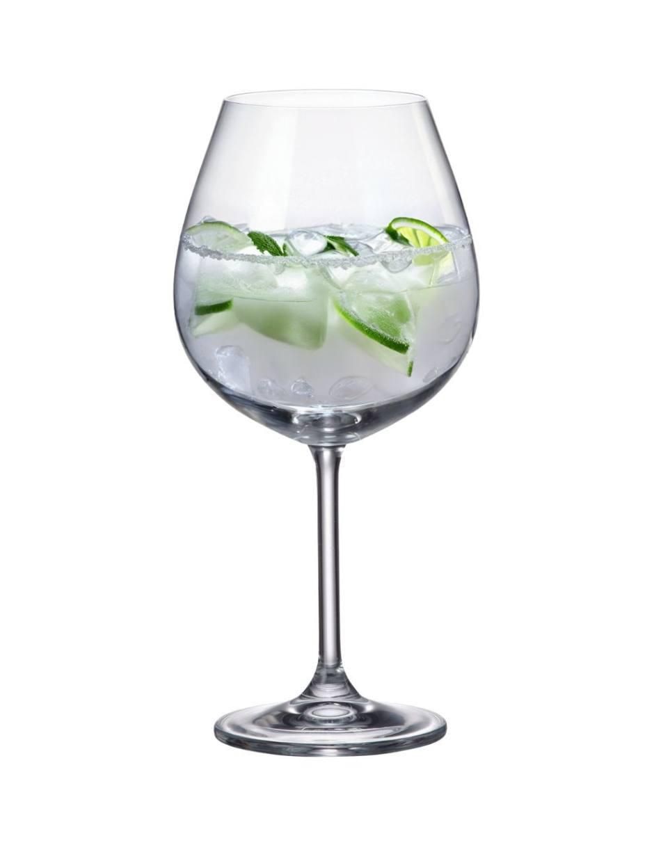 Set de copas para gin Colibrí de vidrio 3