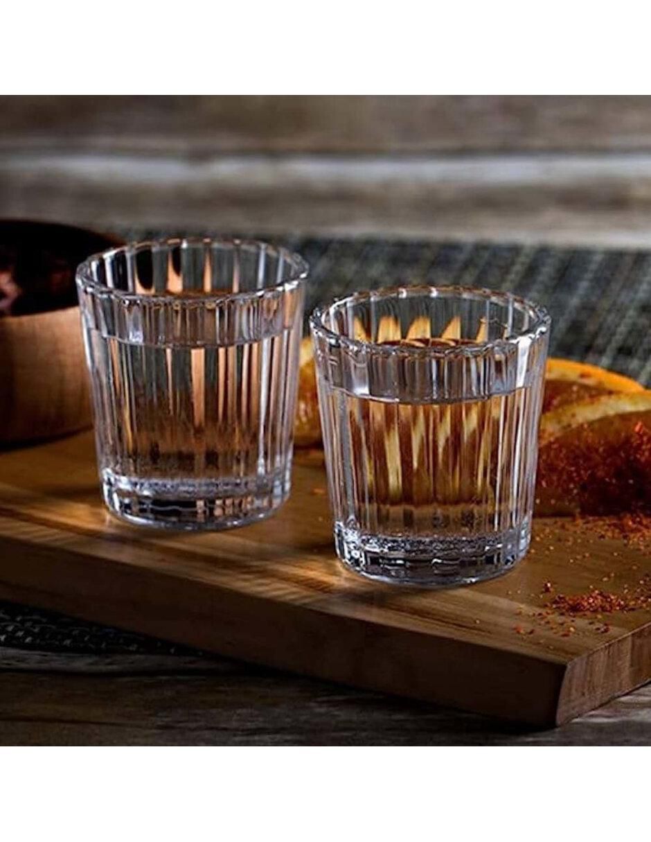 Set de tequileros de vidrio con 6 piezas 3
