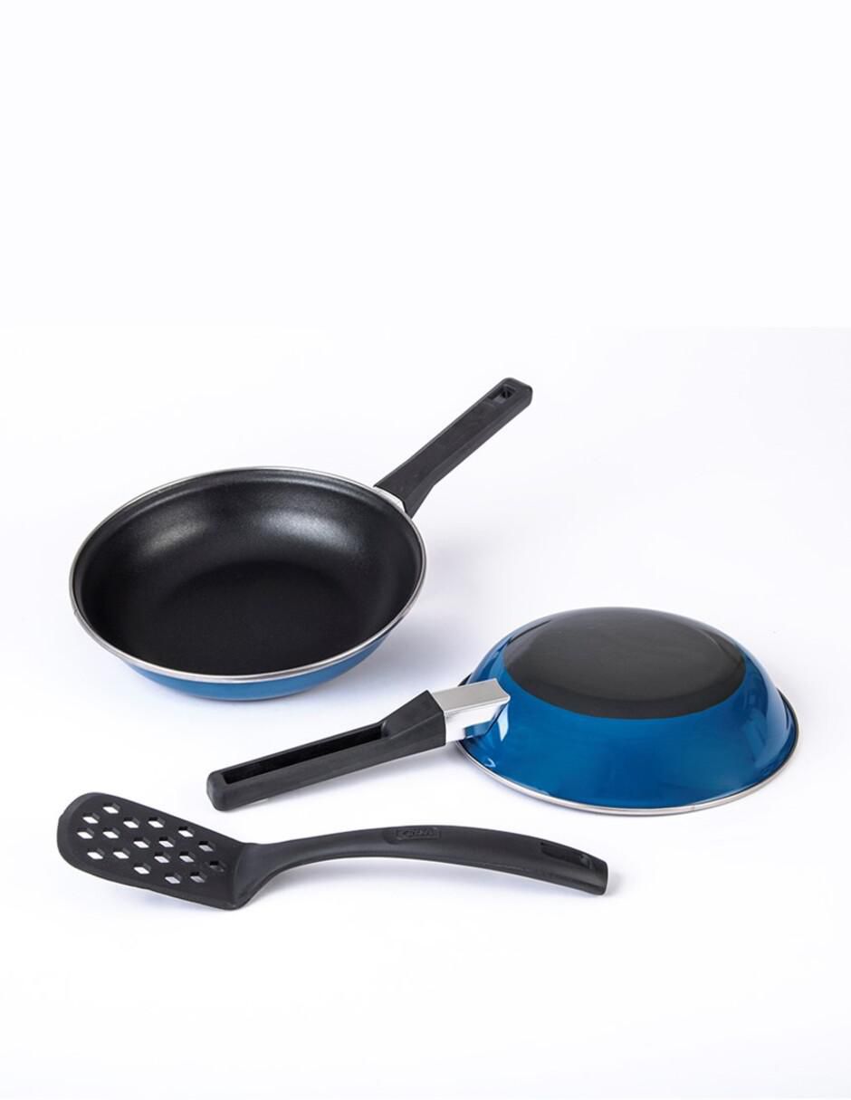 Batería de cocina Austria de peltre pesado antiadherente convencional 12 piezas 2