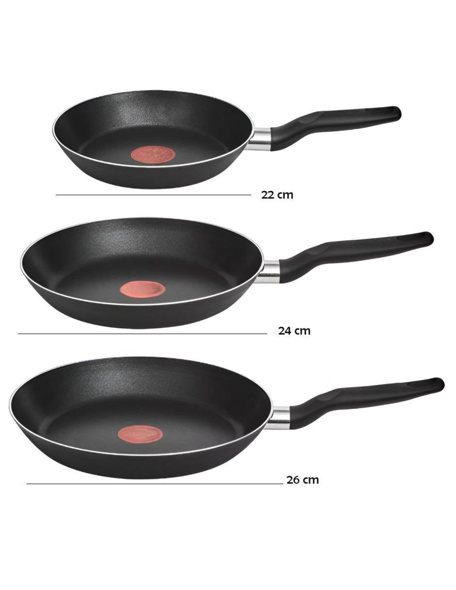 Set de sartenes de aluminio 3 piezas 5
