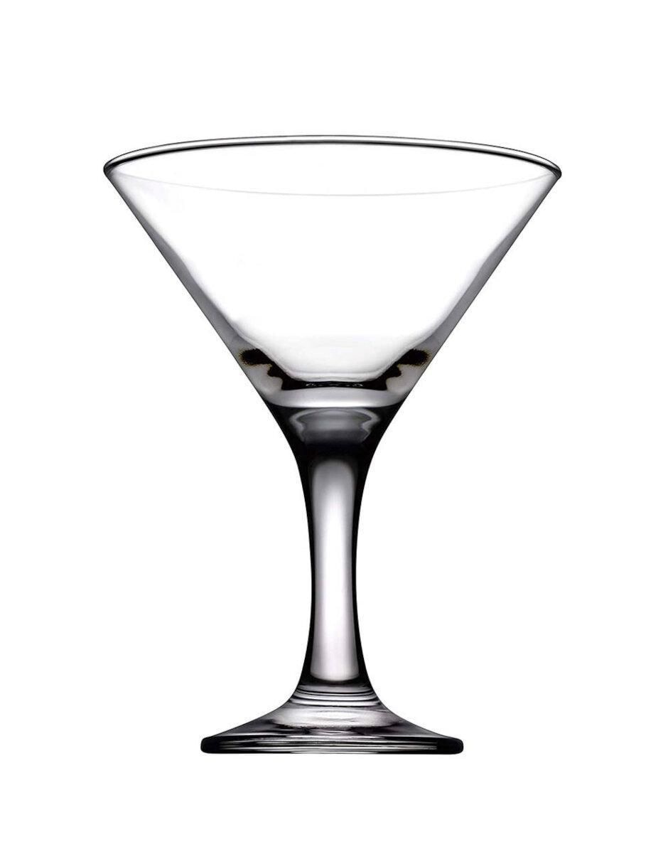 Set de copas para martini de vidrio 2
