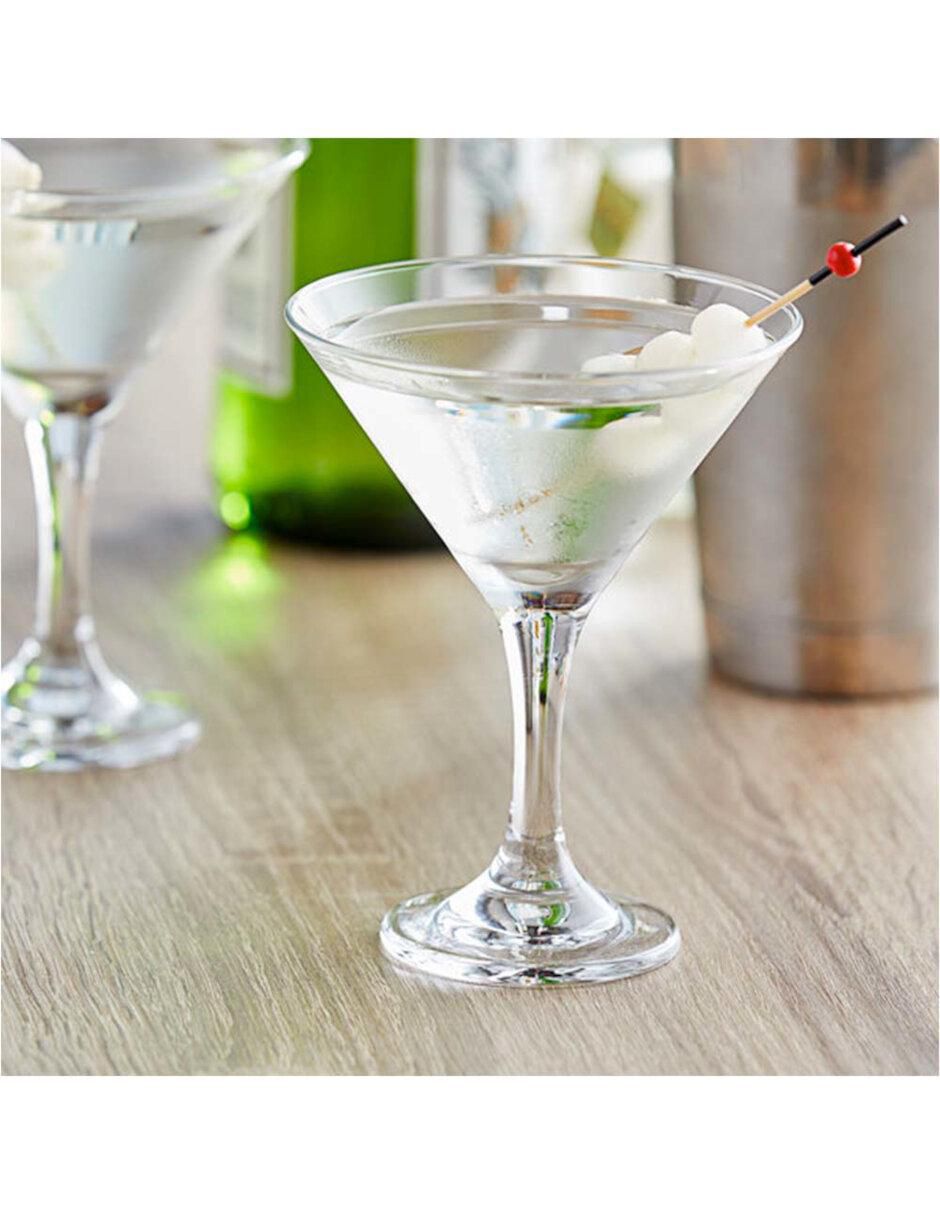 Set de copas para martini de vidrio 5