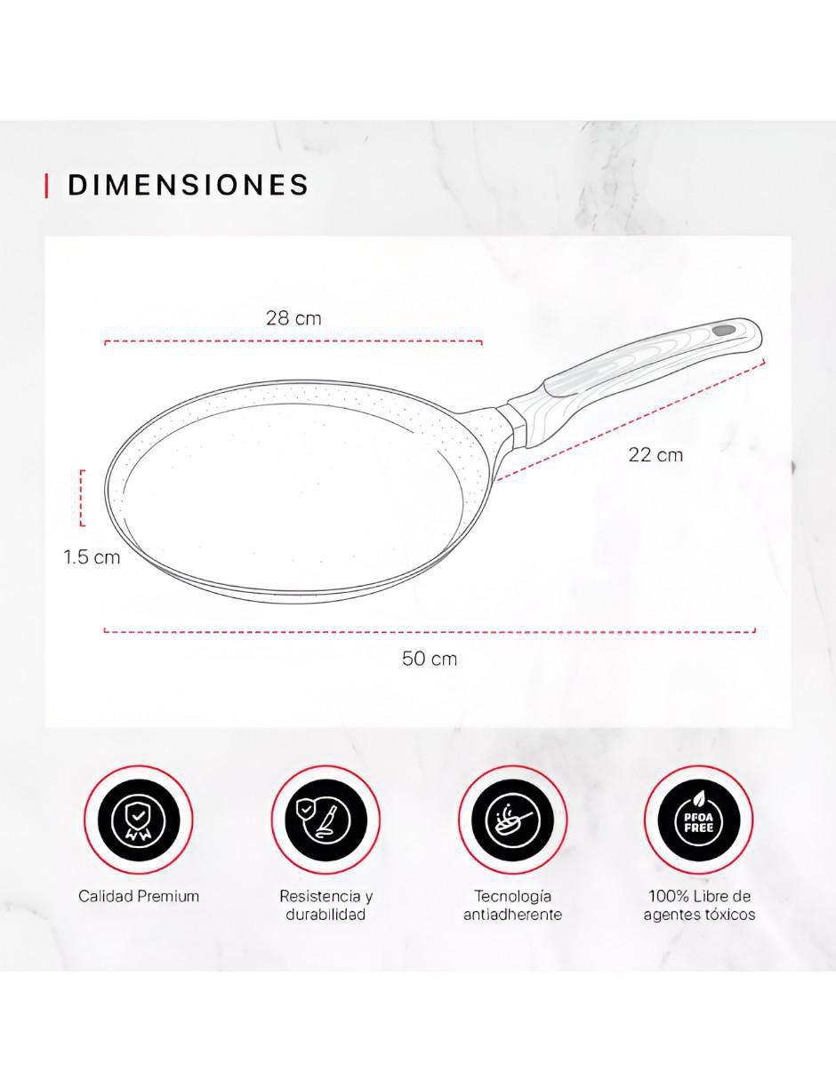 Comal de aluminio 5