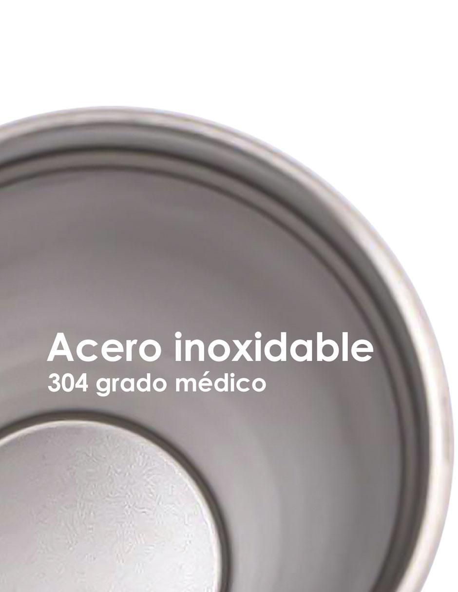 Termo de acero inoxidable con tapa a presión 887 ml 4